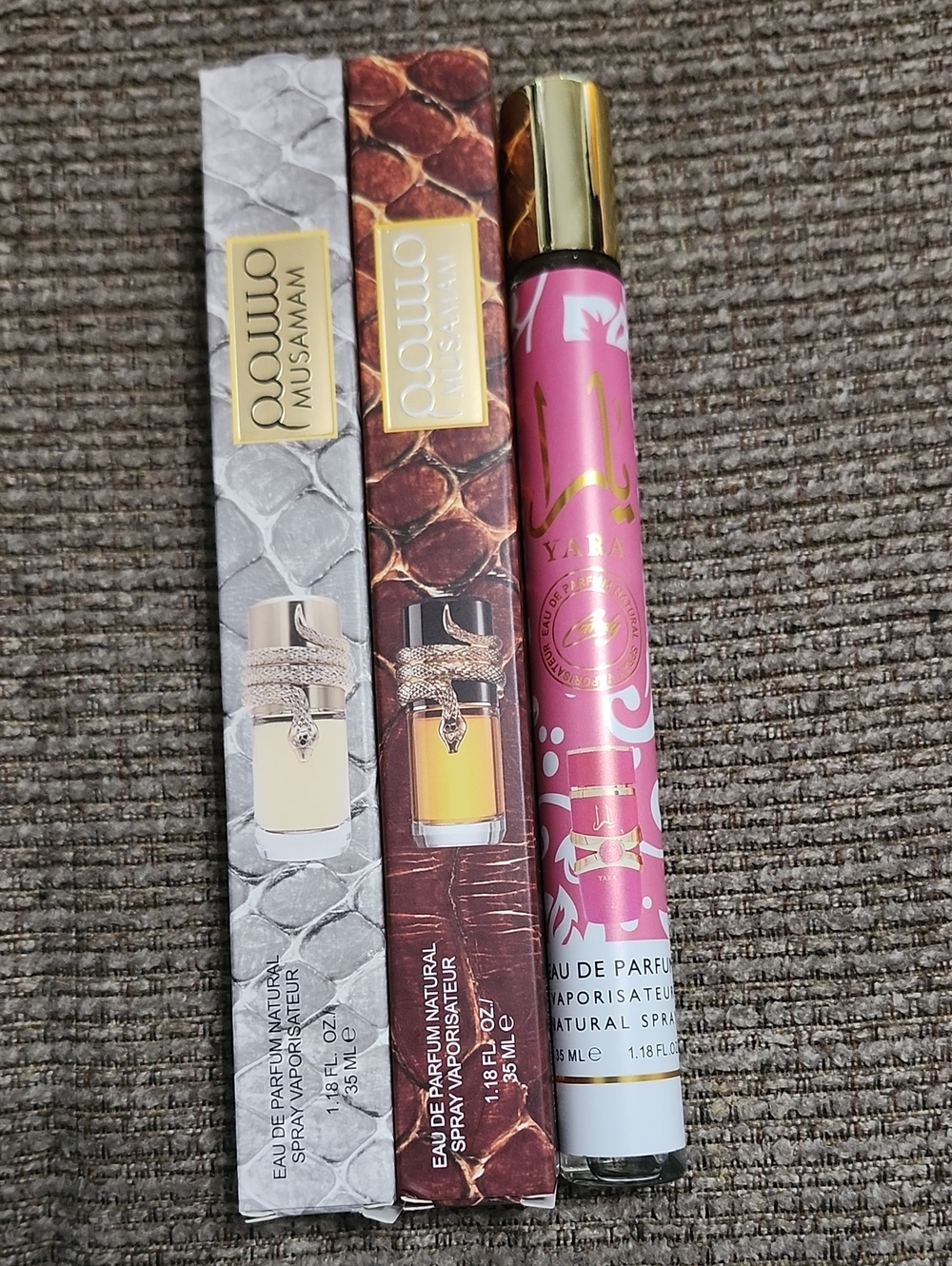 Fragrant Pink Rollerball Perfume - Ommo Musamam + 2 addtl (trio)